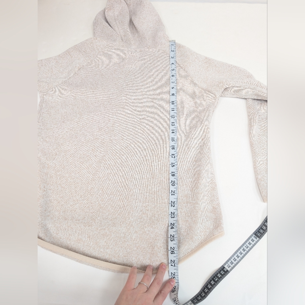Thread Supply Cream Tan Hooded Sweatshirt Large [59] - Picture 2 of 9